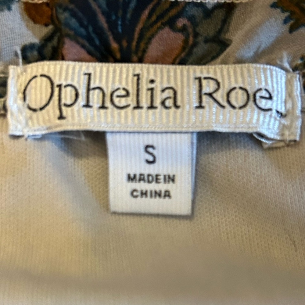 Boho Revival Ophelia Roe Floral Soft Girl Mini Dress Women’s Size Small - Picture 7 of 8